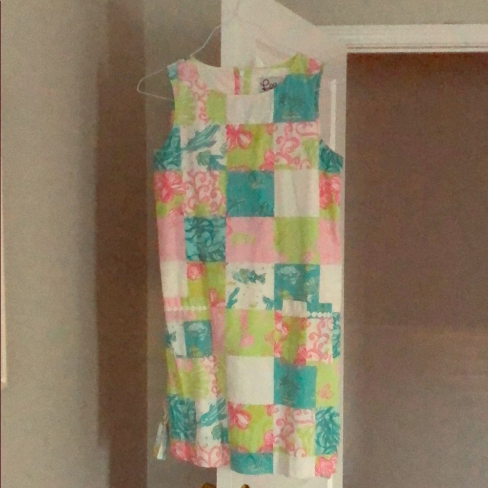 Lilly Pulitzer patchwork floral skimmer